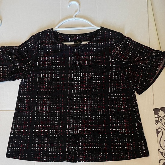 WORTHINGTON PETITE SHORT SLEEVE, ROUND NECK, CAREER KNIT TOP. Great UC - Picture 14 of 16